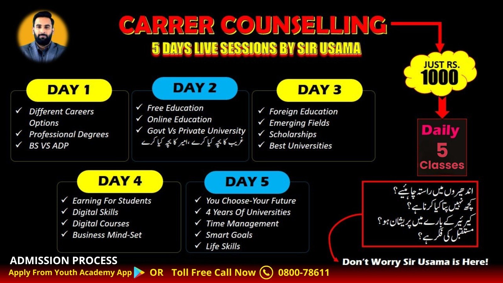 Career Counselling By Sir Usama